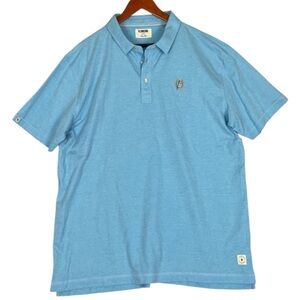 Linksoul Polo Golf Shirt Mens XXL Blue Preppy Spring Country Club 18th Hole